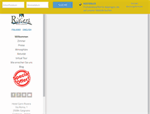 Tablet Screenshot of hotelgarniriviera.com